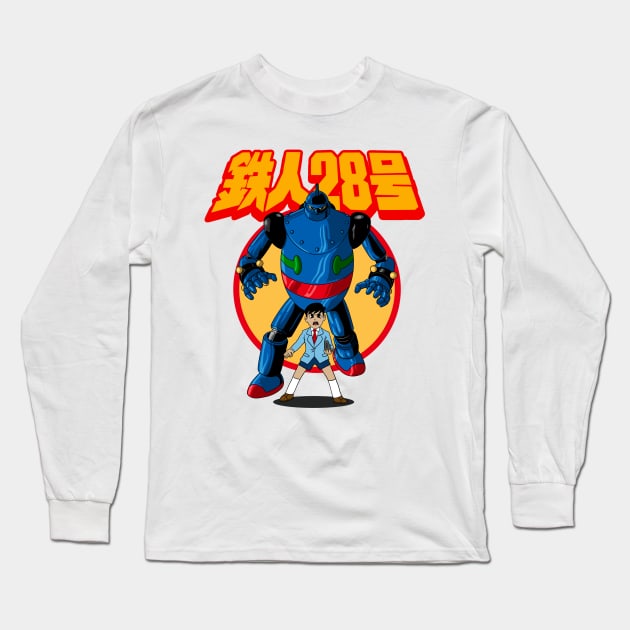 giant robot no 28 Long Sleeve T-Shirt by Nisu Studio